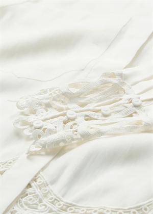Molly skjorte with lace Jet stream Copenhagen Muse 